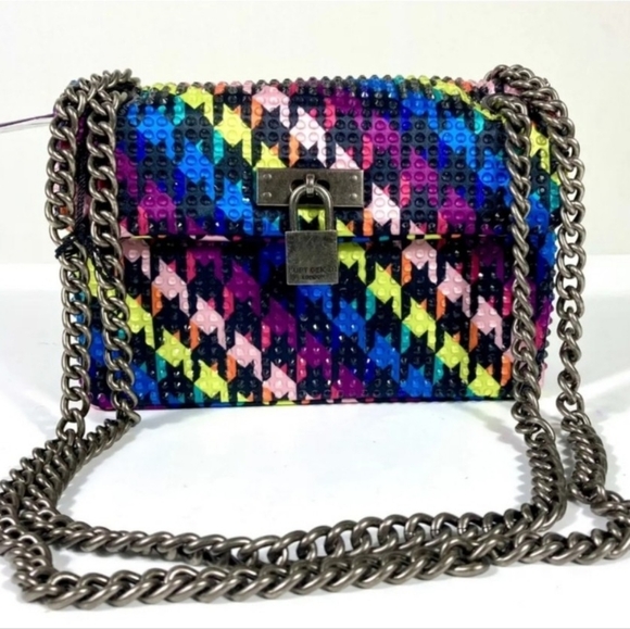 Kurt Geiger Handbags - New Kurt Geiger London Mini Brixton Crystal Rainbow Shoulder Bag NWT
